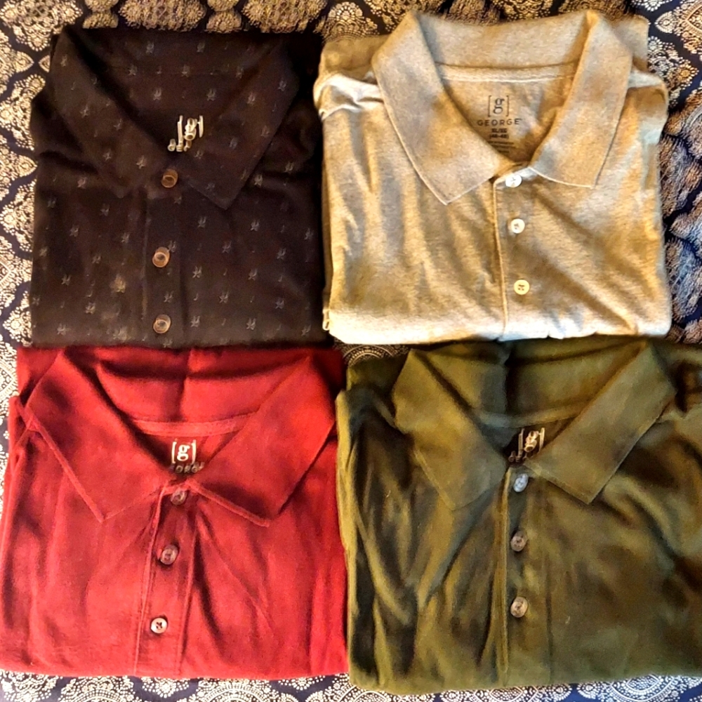 Bundle of 4 George polo shirts